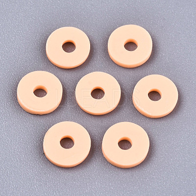 Handmade Polymer Clay Beads X-CLAY-Q251-6.0mm-90-1