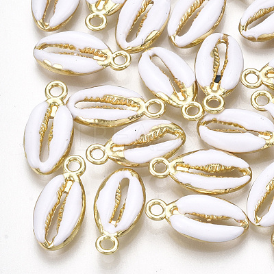 Alloy Enamel Pendants X-PALLOY-T065-27D-1
