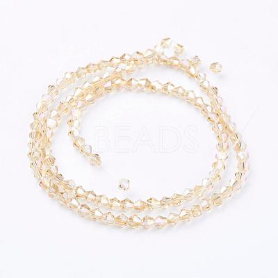 Glass Beads Strands EGLA-S056-08-1