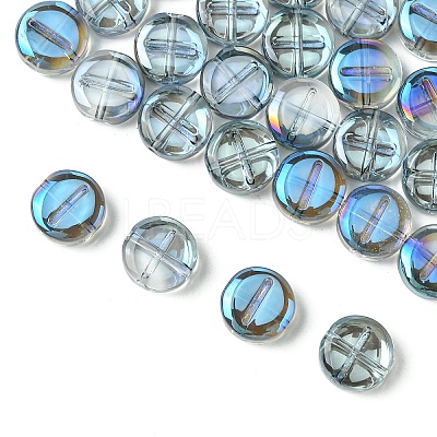 Electroplate Glass Beads EGLA-YW0005-02A-1