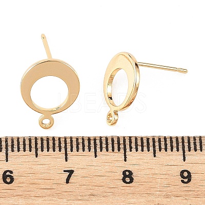 SHEGRACE Brass Stud Earring Findings XGRQ64512-853G-1