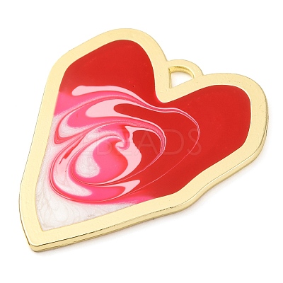 Alloy Enamel Pendants PALLOY-S034-02KCG-K-1