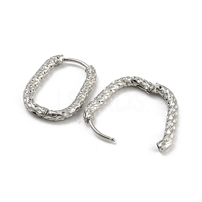Non-Tarnish 304 Stainless Steel Hoop Earring LS-STAS-A091-17B-P-1