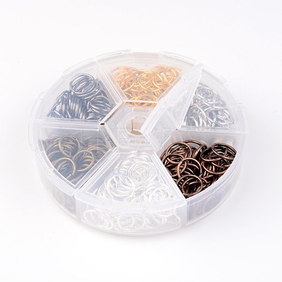 1 Box Brass Open Jump Rings KK-X0060-10mm-1