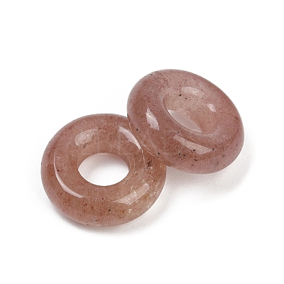Natural Strawberry Quartz Pendants G-G202-07C-1