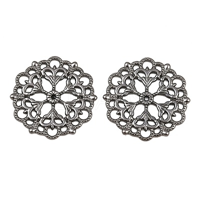 Tibetan Style Filigree Joiners Links LS-TIBE-A11623-B-LF-1