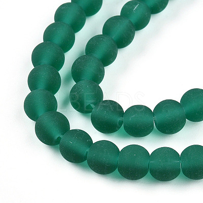Transparent Glass Beads Strands GLAA-T032-T6mm-MD21-1