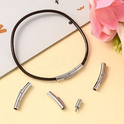 Tarnish Resistant 316 Surgical Stainless Steel Bayonet Clasps STAS-I013-3mm-1