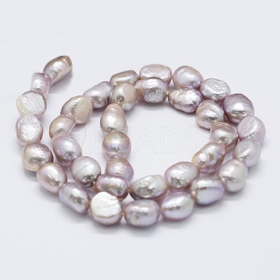 Natural Cultured Freshwater Pearl Beads Strands PEAR-K004-02C-1