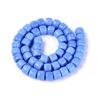 Opaque Glass Beads Strands GLAA-Q106-02A-B02-1