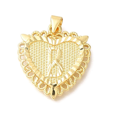 Rack Plating Brass Pendants KK-I722-09G-B-1