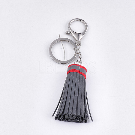 PU Leather Tassel Keychain KEYC-T004-04A-04-1