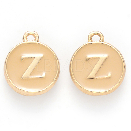 Golden Plated Alloy Enamel Charms X-ENAM-S118-06Z-1