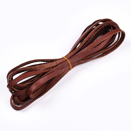 Flat Leather Jewelry Cord WL-WH0008-01C-01-1