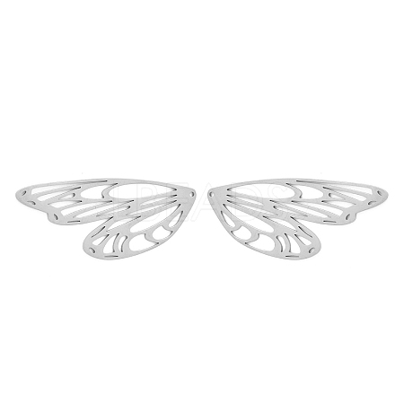 304 Stainless Steel Pendants STAS-WH0033-06P-1