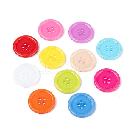 Acrylic Sewing Buttons BUTT-E076-D-M-1