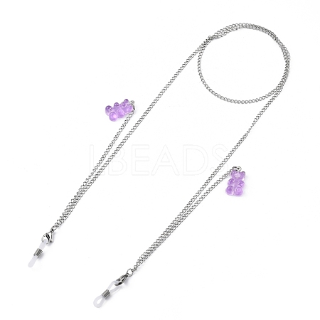 304 Stainless Steel Eyeglasses Chains AJEW-EH00207-02-1