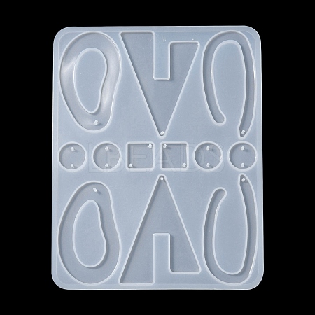 Geometry Pendant & Links Silicone Molds DIY-YW0006-72-1