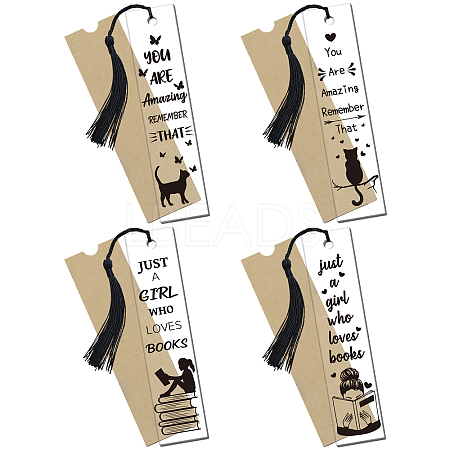 Globleland 1 Set Acrylic Bookmark Pendants for Teachers' Day DIY-GL0004-28-1