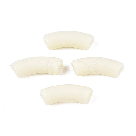 Opaque Acrylic Beads MACR-S372-001B-S019-1