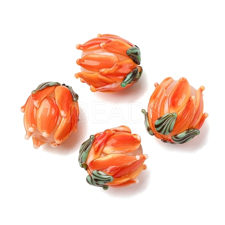 Handmade Lampwork Beads LAMP-F041-02E-1
