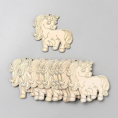 Unicorn Unfinished Wood Pieces WOOD-CJC0007-04D-1