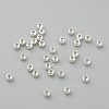 PVD Vacuum Plating Brass Round Spacer Beads X-KK-I601-3mm-S-RS-2
