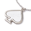 Sublimation Blank Aluminum Pendant Necklace LS-NJEW-E020-02P-01-2