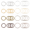 160pcs 8 colors Tibetan Style Brass Linking Rings FIND-GA0005-14-1