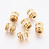 304 Stainless Steel European Beads STAS-I122-01G-1