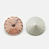 Pointed Back Glass Rhinestone Cabochons X-RGLA-T086-14mm-08-2