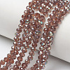 Electroplate Glass Beads Strands EGLA-A034-T4mm-J15-1