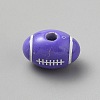 Opaque Acrylic European Beads SACR-CJC0001-34C-1