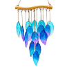 Glass Tassel Wind Chimes AJEW-WH0348-904A-1