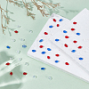 400Pcs 4 Colors Transparent Glass Beads EGLA-ME0001-05-4