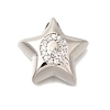 Rack Plating Brass Micro Pave Cubic Zirconia Pendants KK-I722-05P-Q-1