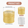 2Pcs 2 Colors Textured Iron Memory Beading Wire for Wire Wrap DIY Jewelry Making MW-TA0001-06C-3
