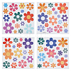 Flower Self-Adhesive Waterproof PVC Stickers DIY-WH0250-69-1