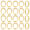20Pcs Brass Twister Clasps KK-UN0005-31-1