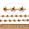 Brass Glass Link Chains CHC-R001-06G-05-3