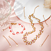 20Pcs Brass Chain Extender KK-BBC0016-36-4