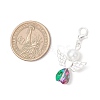 Glass Angel Pendant Decorations HJEW-JM03561-3