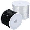 2Rolls 2 Colors Round Crystal Elastic Stretch Thread EW-PA0001-01B-1