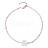 3Pcs 3 Color Luminous Acrylic Bear Pendant Necklaces Set NJEW-JN04510-6