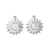 Non-Tarnish 304 Stainless Steel Pendant Cabochon Settings STAS-L269-036P-2