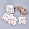 Floral Pattern Paper Gift Tags CDIS-K002-E06-1
