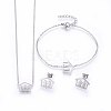 (Jewelry Parties Factory Sale)304 Stainless Steel Jewelry Sets SJEW-H138-06P-1