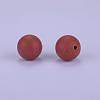 Round Silicone Focal Beads SI-JX0046A-79-2