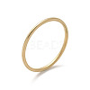304 Stainless Steel Plain Band Rings STAS-I160-F03-G-4
