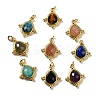 Natural Mixed Stone Faceted Pendants G-C096-02G-1
